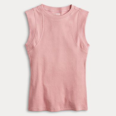 Women's Sonoma Goods For Life® Stretch Rib Shell Tank Top