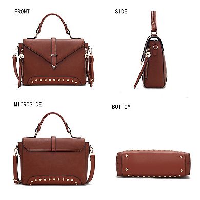 MKF Collection Angela Color-block Women's Satchel Bag by Mia K