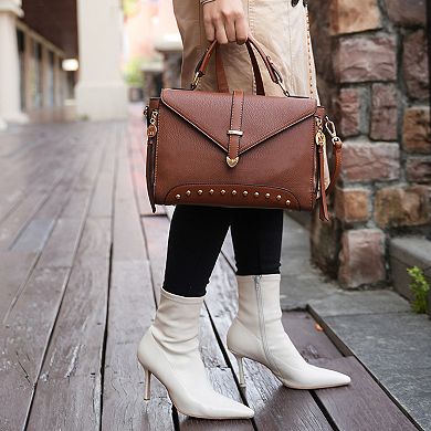 MKF Collection Angela Color-block Women's Satchel Bag by Mia K