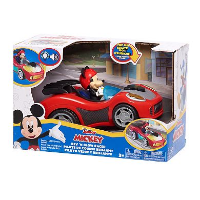 Disney Mickey Mouse Rev 'n Go Light & Sound Vehicle Toy