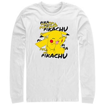Men's Pokemon Pikachu Laughing Graphic Tee