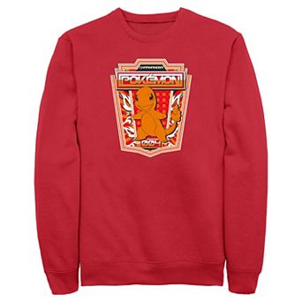 Men's Pokemon Charmander Badge Graphic Fleece
