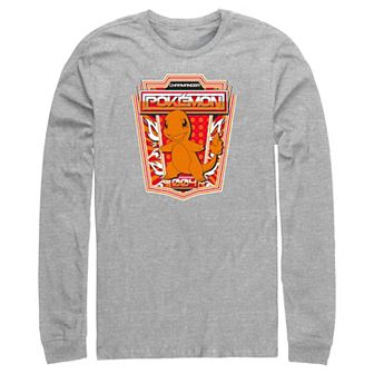 Men's Pokemon Charmander Badge Graphic Tee