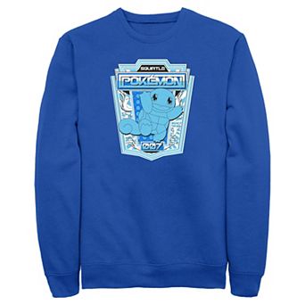 Men's Pokemon Squirtle Badge Fleece Sweatshirt