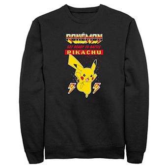 Men's Pokemon Pikachu Ready To Battle Graphic Fleece