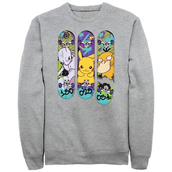 Men's Pokemon Skateboards Designs Fleece Sweatshirt