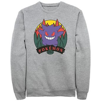 Men's Pokemon Gengar Attack Fleece Sweatshirt