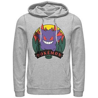 Men's Pokemon Gengar Attack Graphic Hoodie