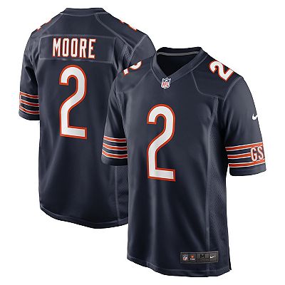 Men s Nike D.J. Moore Navy Chicago Bears Team Color Game Jersey