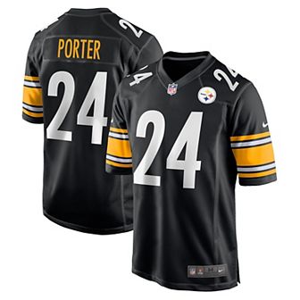 Men's Nike Joey Porter Jr. Black Pittsburgh Steelers 2023 NFL Draft Pick Game Jersey