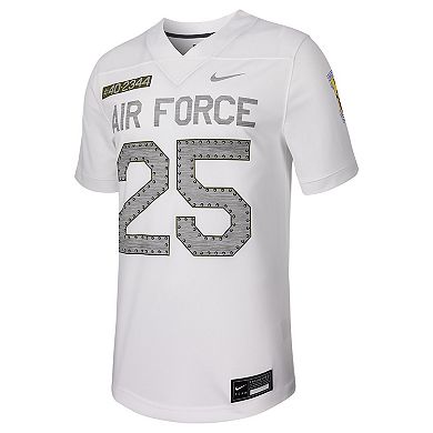 Men's Nike #25 White Air Force Falcons Untouchable Football Replica Jersey