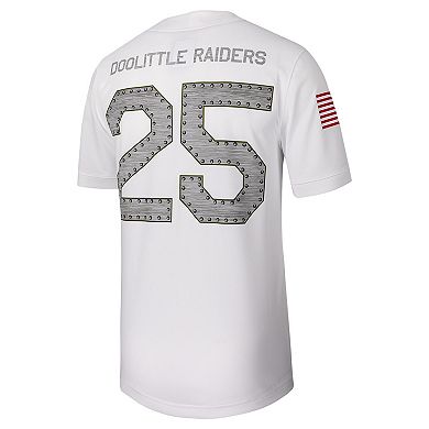 Men's Nike #25 White Air Force Falcons Untouchable Football Replica Jersey