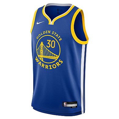 Youth Nike Stephen Curry Royal Golden State Warriors Swingman Jersey - Icon Edition