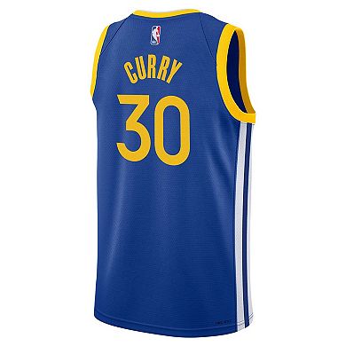 Youth Nike Stephen Curry Royal Golden State Warriors Swingman Jersey - Icon Edition