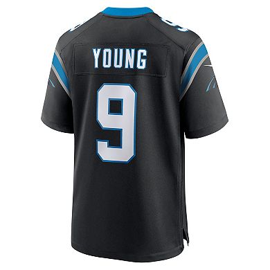 Men's Nike Bryce Young Black Carolina Panthers Team Game Jersey