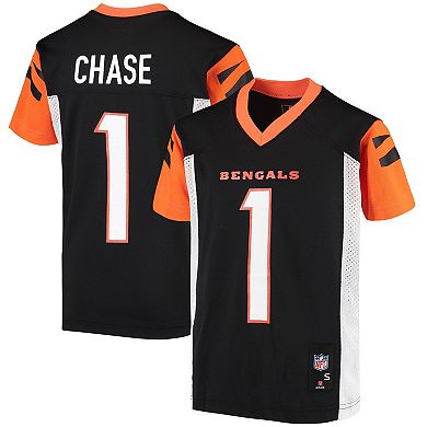 Youth Ja'Marr Chase Black Cincinnati Bengals Replica Player Jersey