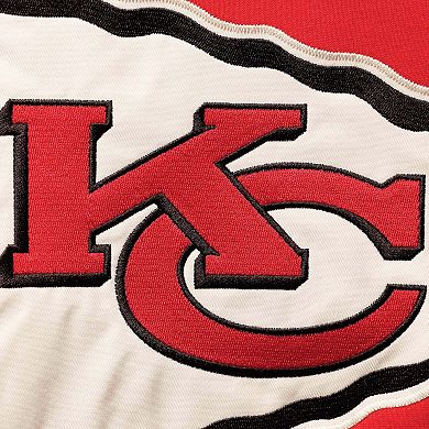 Men's '47 Red/Gold Kansas City Chiefs Lacer V-Neck Pullover Hoodie