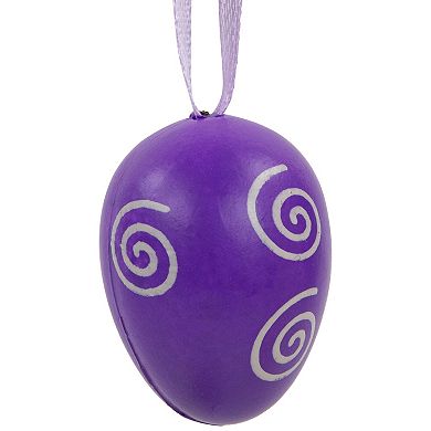 Northlight 29-count 3.25" Pastel Pink, Purple and White Spring Easter Egg Ornaments Set