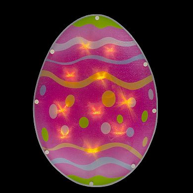 Northlight Battery Operated LED Lighted Easter Egg Window Décor