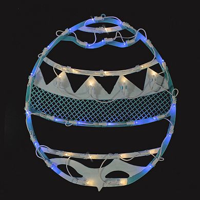 Northlight 17" LED Lighted Blue Easter Egg Spring Window Silhouette Decoration