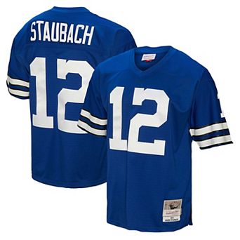 Men's Mitchell & Ness Roger Staubach Navy Dallas Cowboys Big & Tall 1971 Legacy Retired Player Jersey