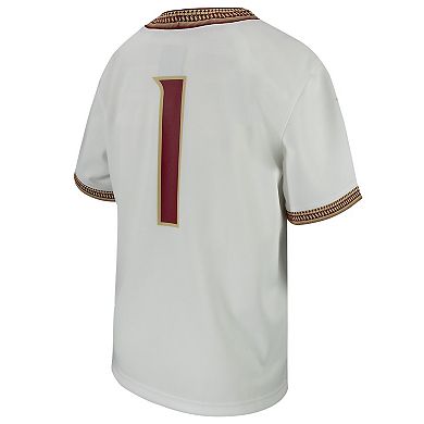 Youth Nike # White Florida State Seminoles Football Game Jersey