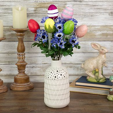 Northlight 6-count 14.5" Speckled and Glittered Easter Egg Picks Set