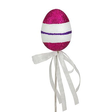 Northlight 6-count 14.5" Speckled and Glittered Easter Egg Picks Set