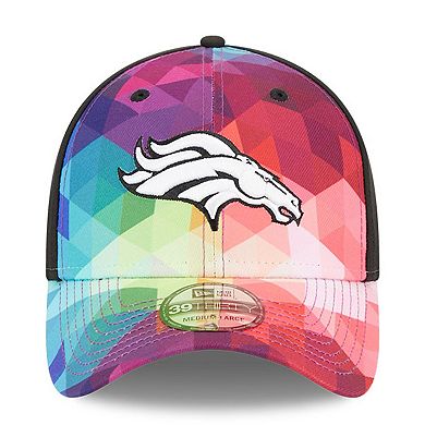 Men's New Era Pink Denver Broncos 2023 NFL Crucial Catch 39THIRTY Flex Hat