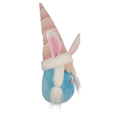 Northlight Blue and Pink Girl Easter Bunny Gnome Tabletop Décor