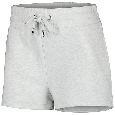 Women's Gameday Couture Ash Florida State Seminoles Team Effort Pullover Sweatshirt & Shorts Sleep Set