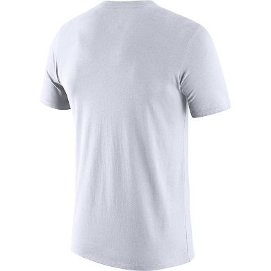 Men's Nike White Ohio State Buckeyes Basketball Retro 2-Hit T-Shirt