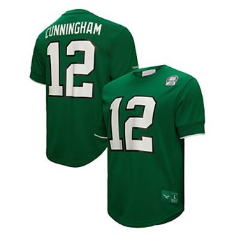 Men's Mitchell & Ness Randall Cunningham Kelly Green Philadelphia Eagles Retired Player Name & Number Mesh Top