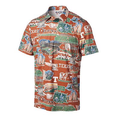 Men's Reyn Spooner Burnt Orange Texas Longhorns Scenic Polo