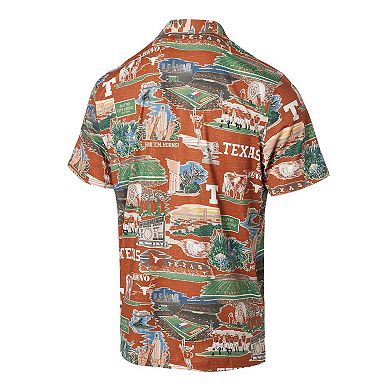 Men's Reyn Spooner Burnt Orange Texas Longhorns Scenic Polo