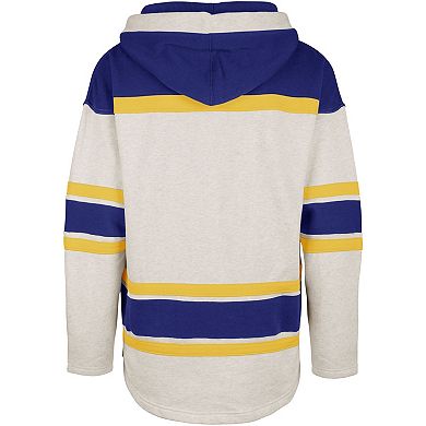 Men's '47 Oatmeal Buffalo Sabres Rockaway Lacer Pullover Hoodie