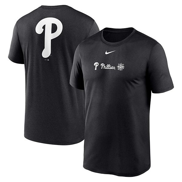 Men's Nike Black Philadelphia Phillies Fashion Over Shoulder Logo ...