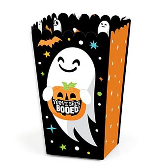 Big Dot Of Happiness You've Been Booed Ghost Halloween Party Favor Popcorn Treat Boxes 12 ct
