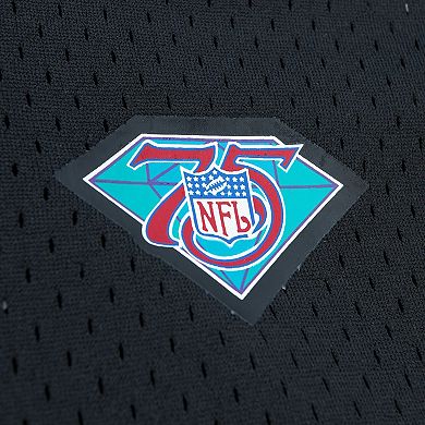 Men's Mitchell & Ness Jerry Rice Black San Francisco 49ers Retired Player Name & Number Mesh Top