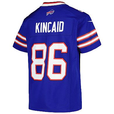 Youth Nike Dalton Kincaid Royal Buffalo Bills Game Jersey
