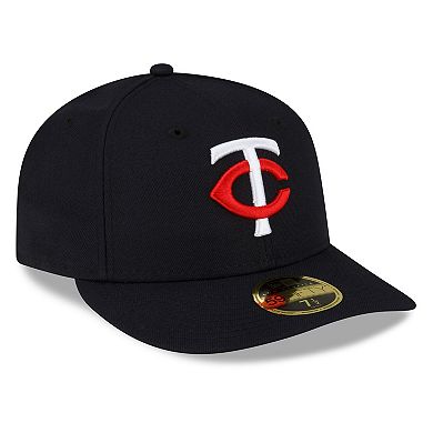 Men's New Era  Navy Minnesota Twins 2023 Authentic Collection Low Profile  Home 59FIFTY Fitted Hat