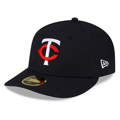 Men's New Era  Navy Minnesota Twins 2023 Authentic Collection Low Profile  Home 59FIFTY Fitted Hat