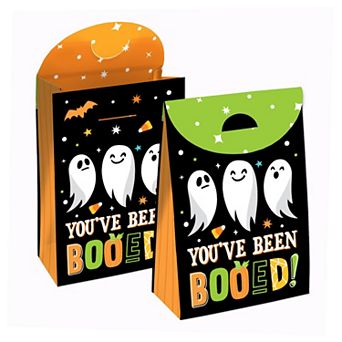 Big Dot Of Happiness You've Been Booed Ghost Halloween Favor Box Party Goodie Boxes 12 ct