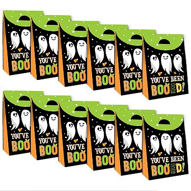 Big Dot Of Happiness You've Been Booed Ghost Halloween Favor Box Party Goodie Boxes 12 Ct