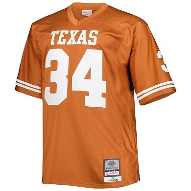 Men's Mitchell & Ness Ricky Williams Texas Orange Texas Longhorns Big & Tall Legacy Jersey