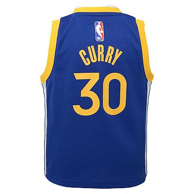 Toddler Nike Stephen Curry Royal Golden State Warriors Swingman Player Jersey Icon Edition