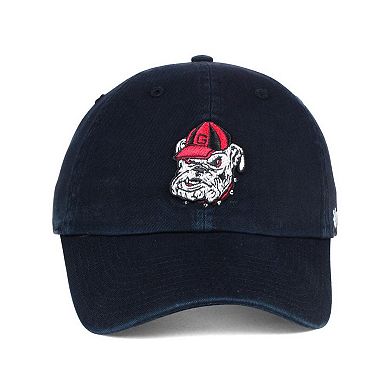 Men's '47 Black Georgia Bulldogs Vintage Clean Up Adjustable Hat