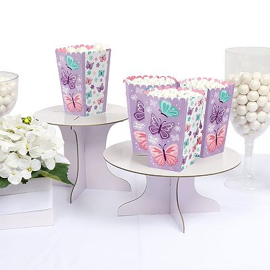 Big Dot Of Happiness Beautiful Butterfly Baby Shower Birthday Party Favor Popcorn Boxes 12 Ct