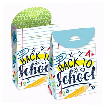 Big Dot Of Happiness Back To School First Day School Classroom Gift Party Goodie Boxes 12 ct