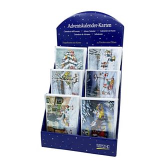 Set Of 60 Korsch Assorted Christmas Advent Cards 14.5"